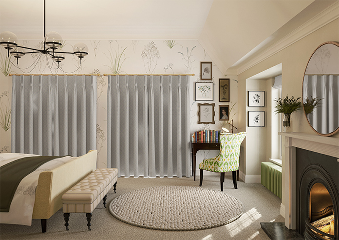 Rae Trellis, Wedgewood - Made to Measure Curtains - Image 14